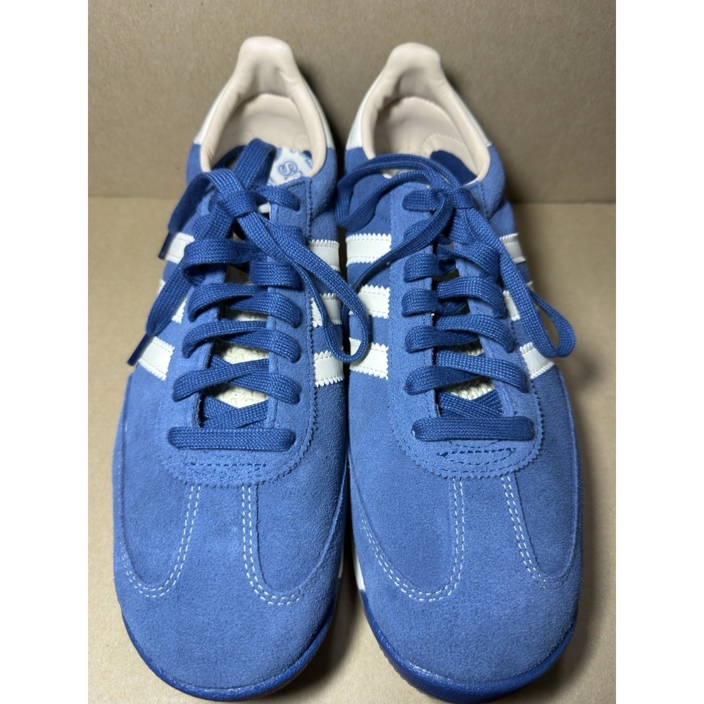 Adidas Sneakers SL 72 RS Mens 9.5 Blue Dusty Petrol Blue Suede Shoes JQ9824